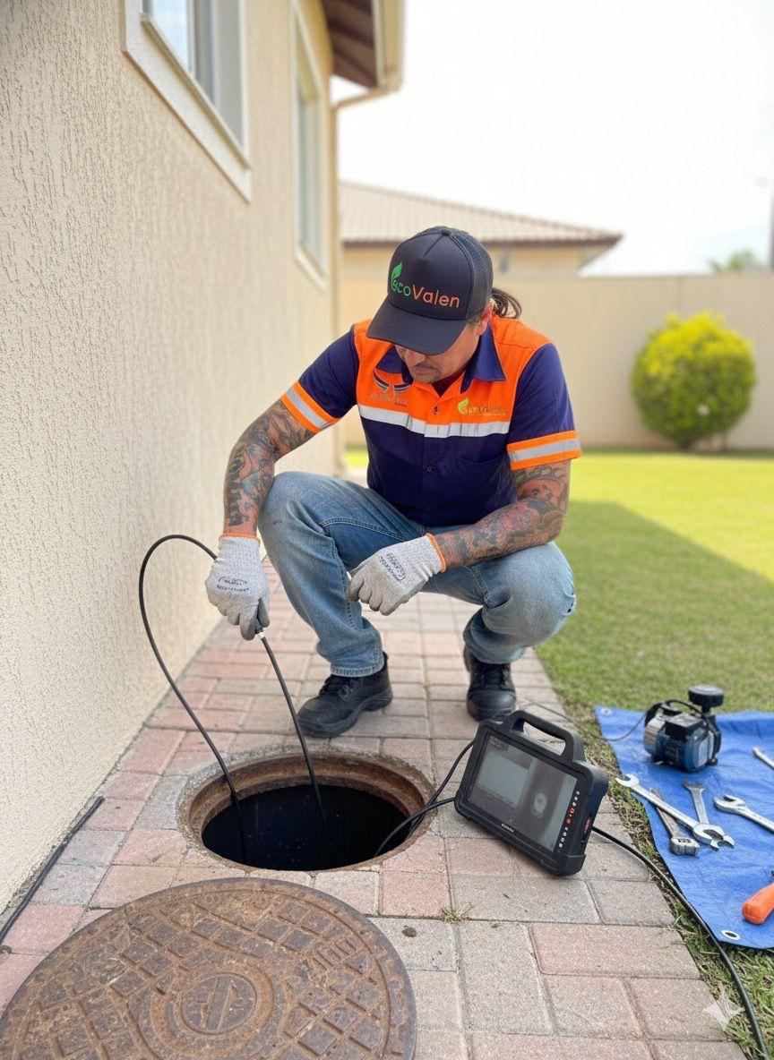 Comparativo de limpeza de fossa